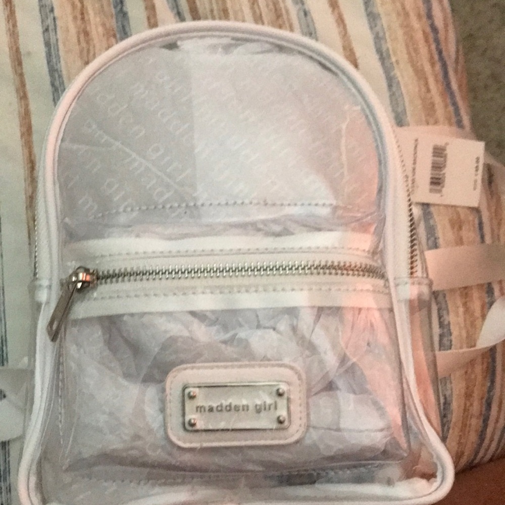 Clear mini backpack